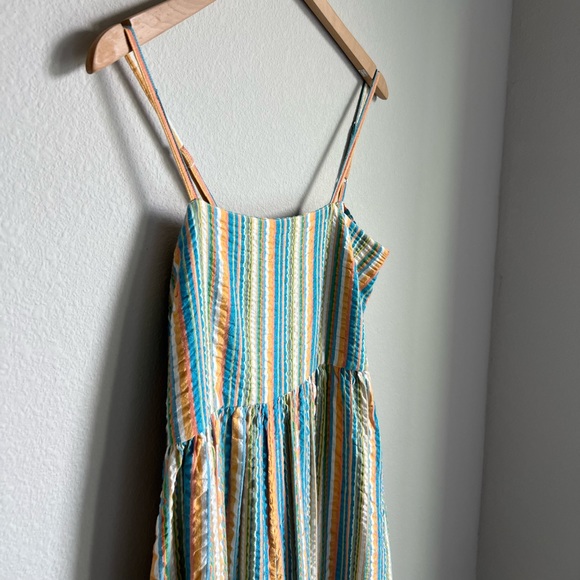 Roller rabbit Devon seersucker wide leg jumpsuit - Picture 6 of 8